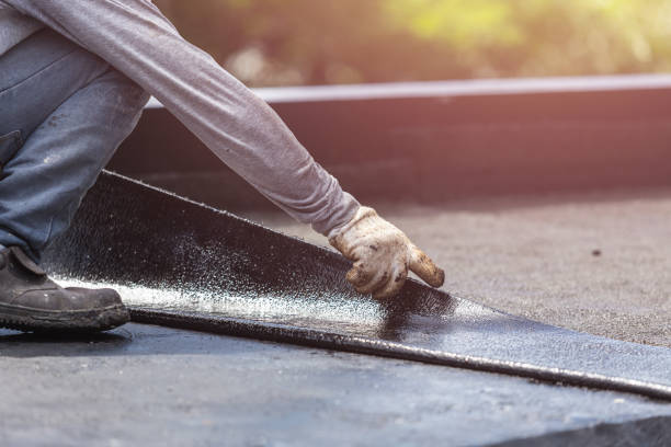 Professional Waterproofing technician working in Allenton, WI